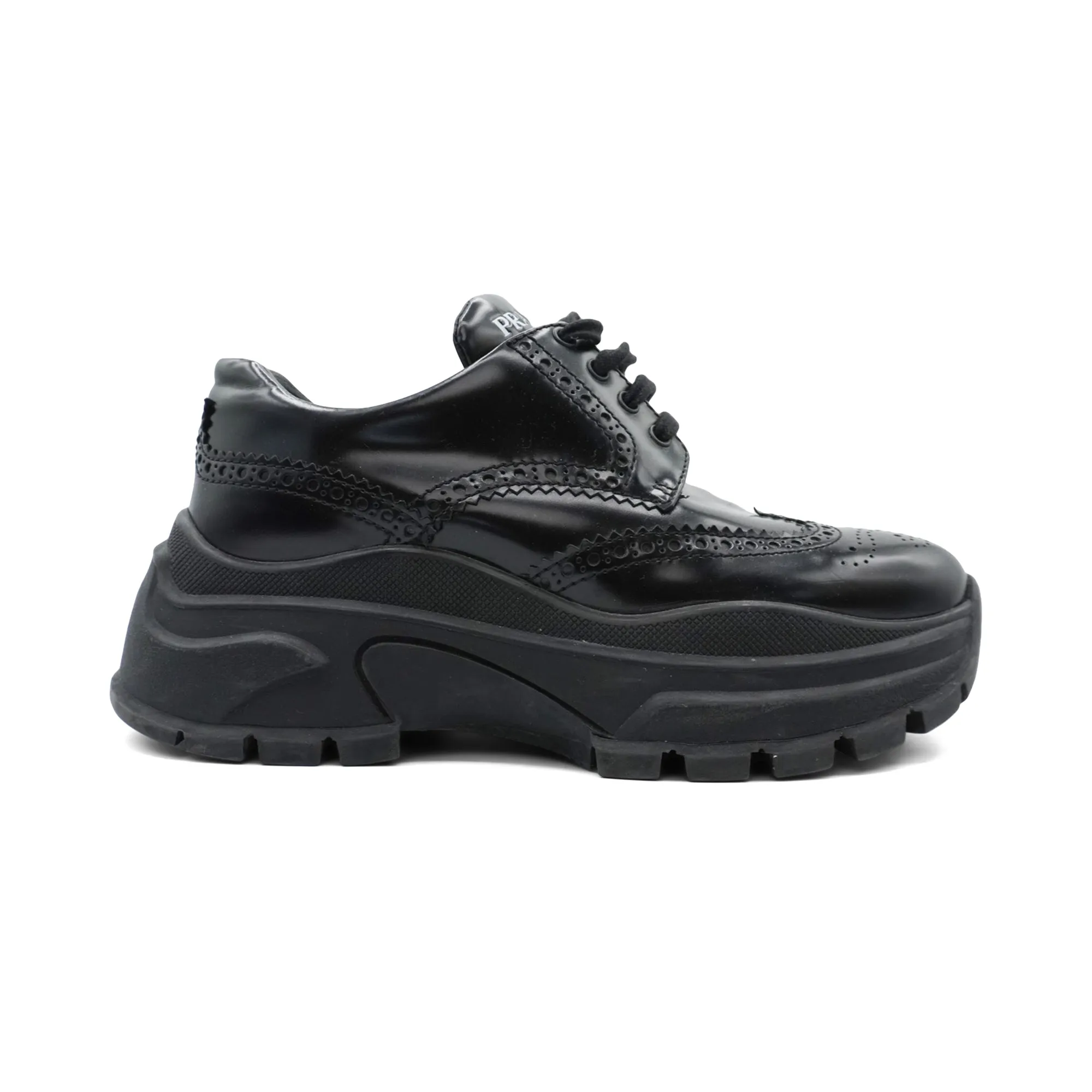 Prada Platform Brogue Sneakers - Women's 38.5