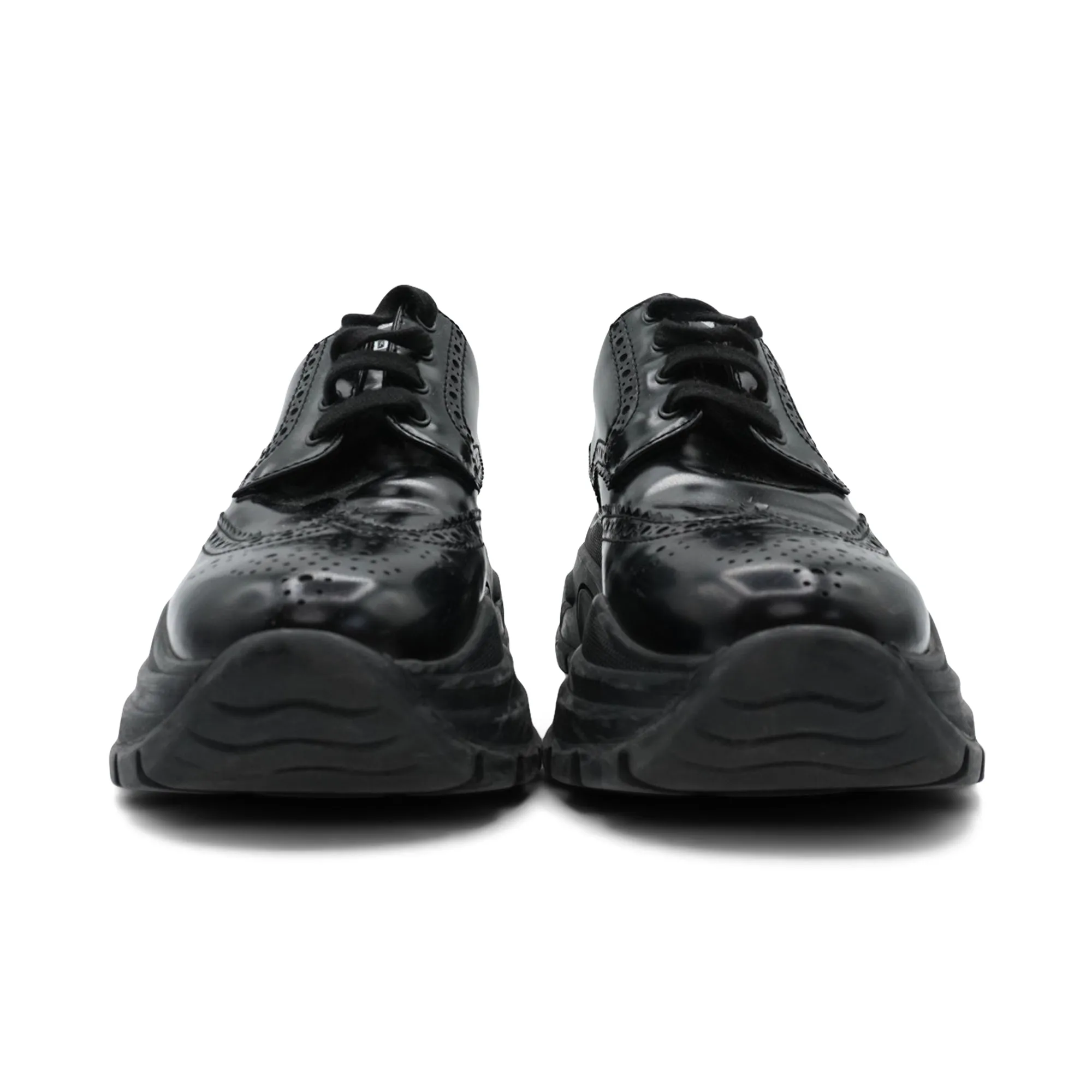 Prada Platform Brogue Sneakers - Women's 38.5