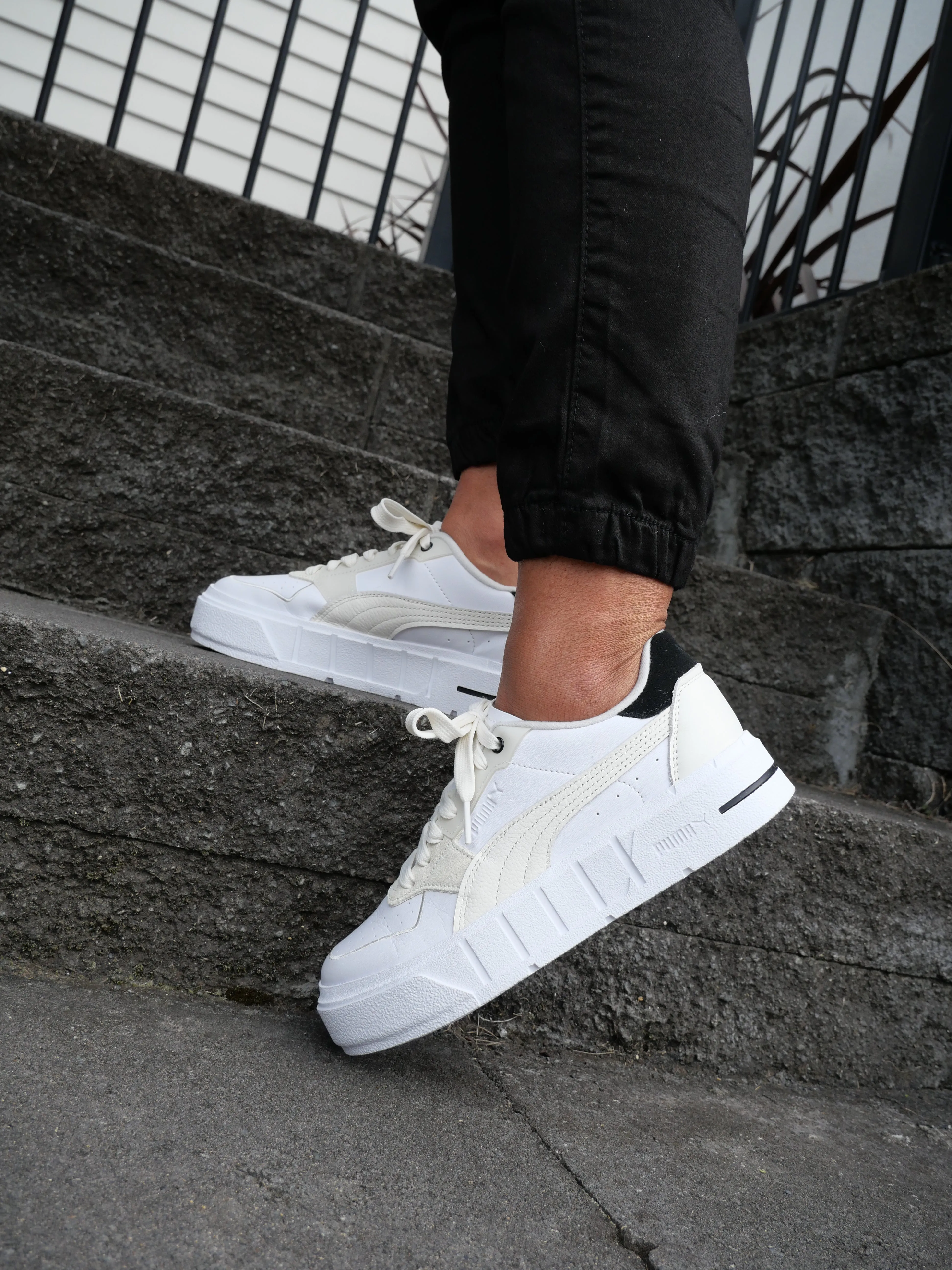 Puma Cali Court Pure Luxe Womens Black Warm White