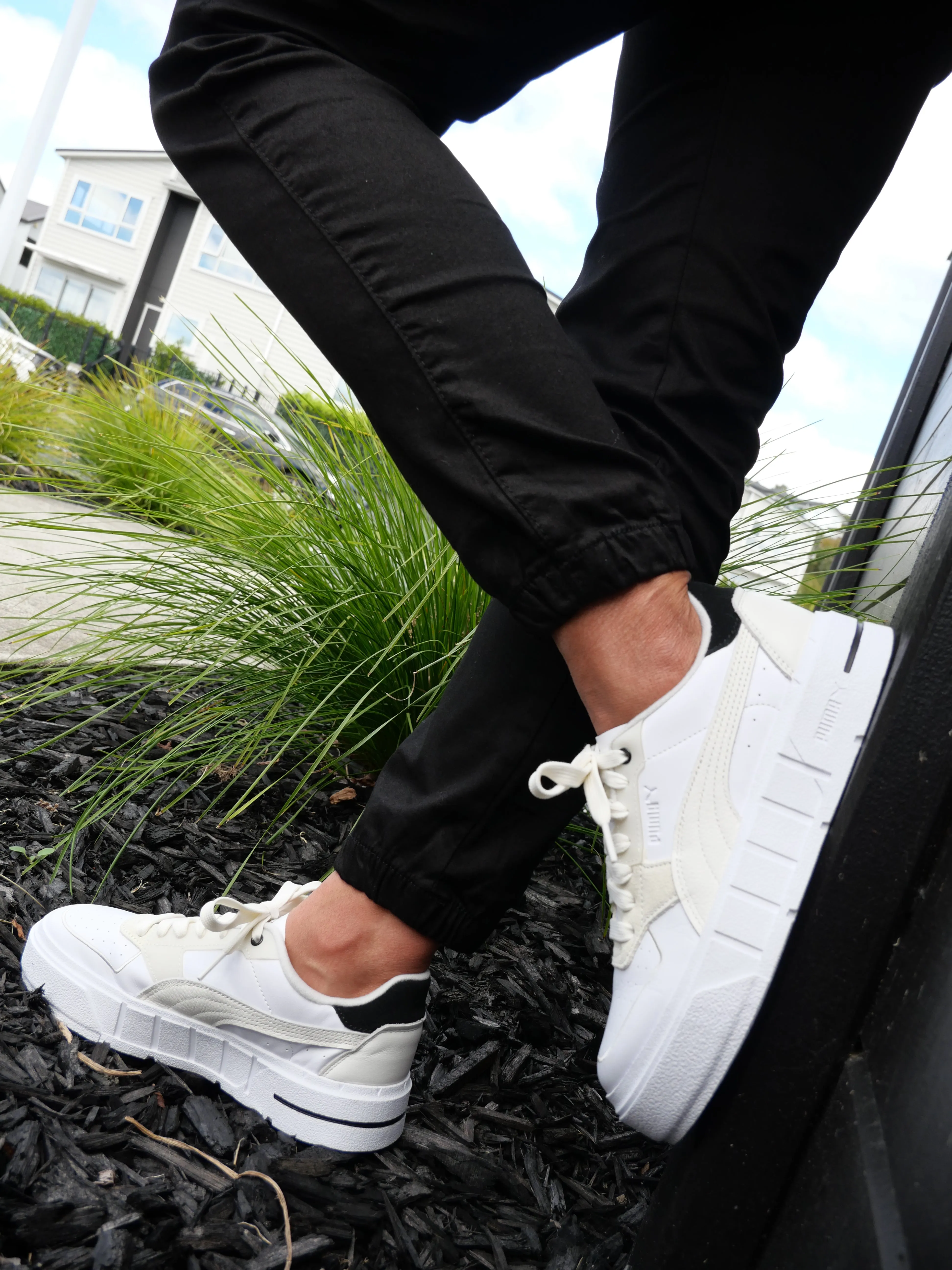 Puma Cali Court Pure Luxe Womens Black Warm White