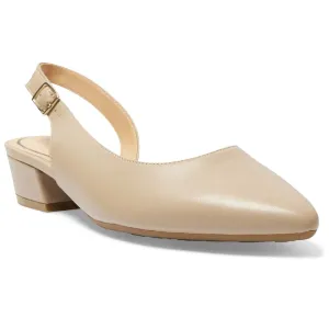 Ramsey Heel in Nude Leather