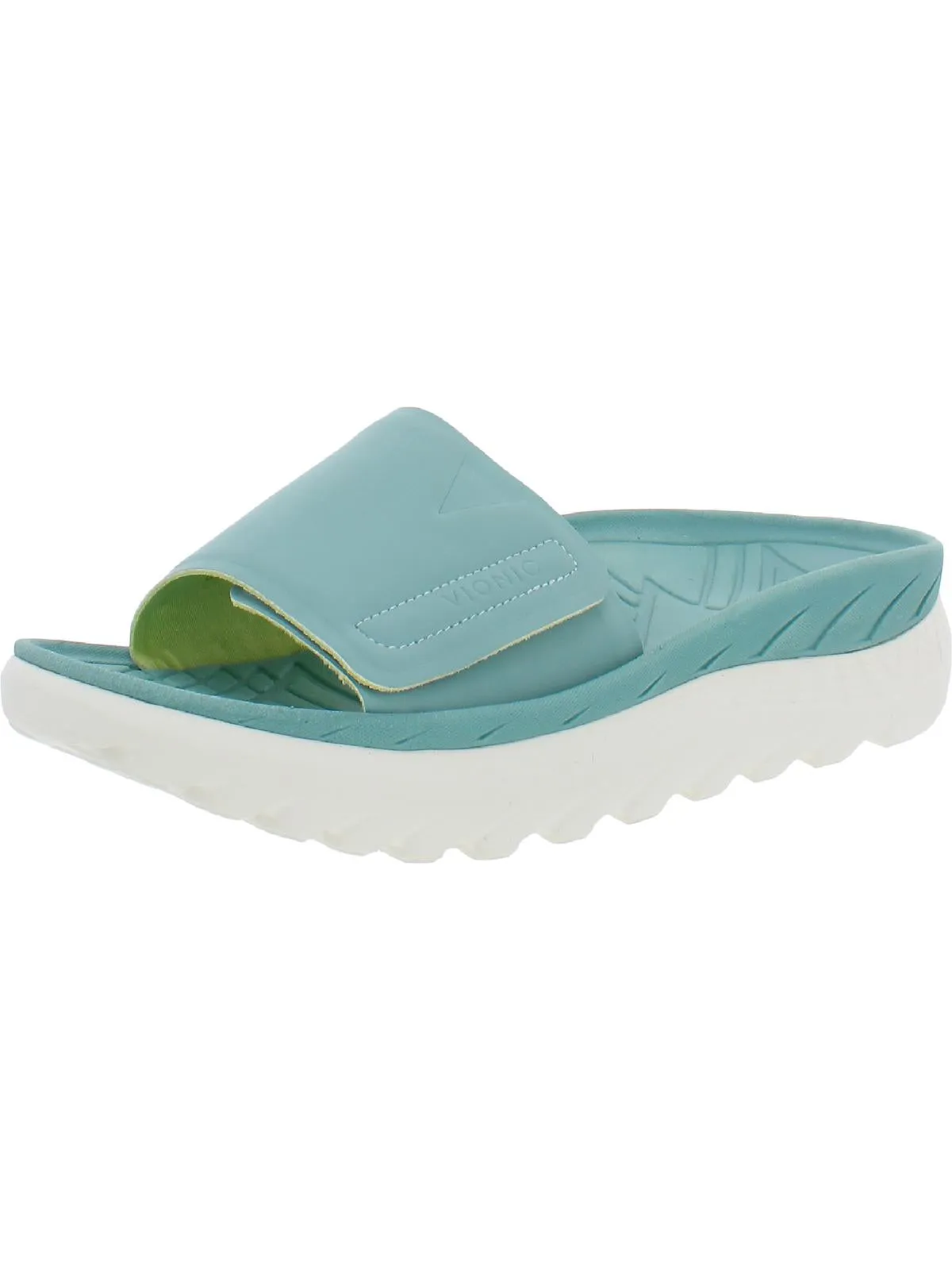 Rejuvenate Womens Slip On Comfort Slide Sandals