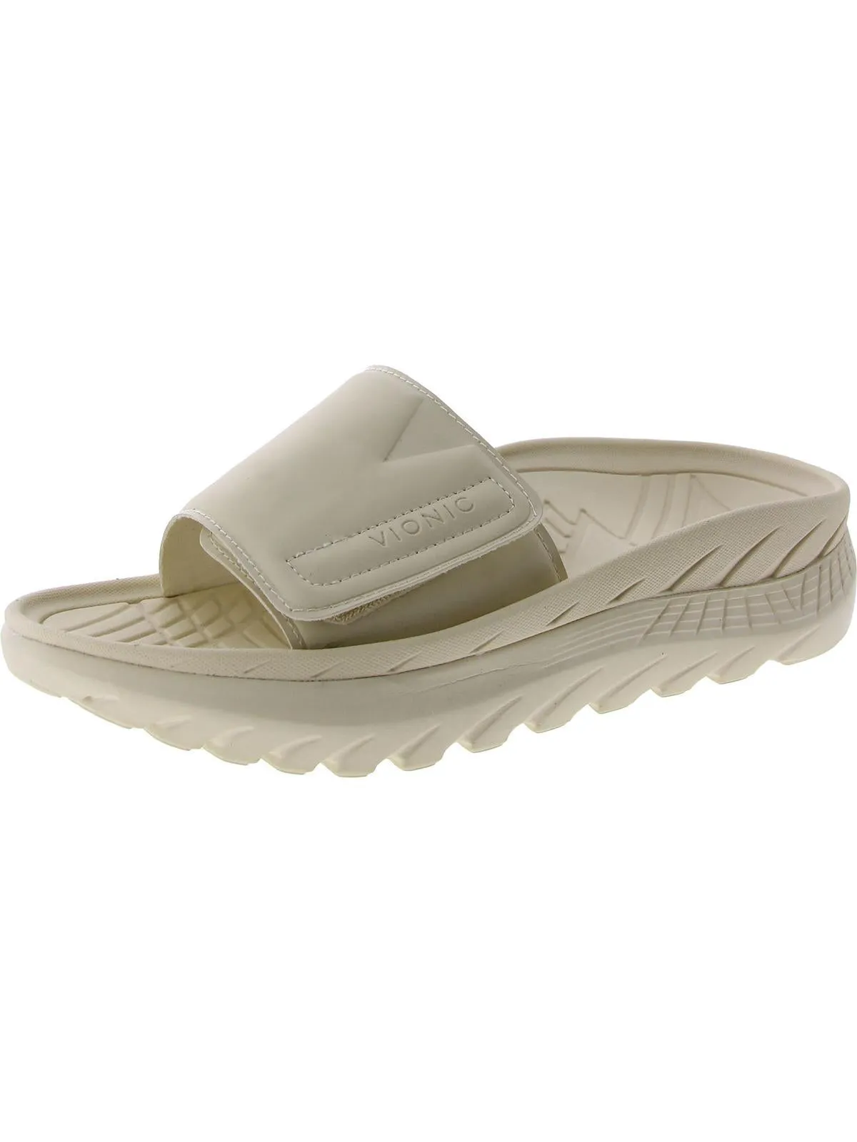 Rejuvenate Womens Slip On Comfort Slide Sandals