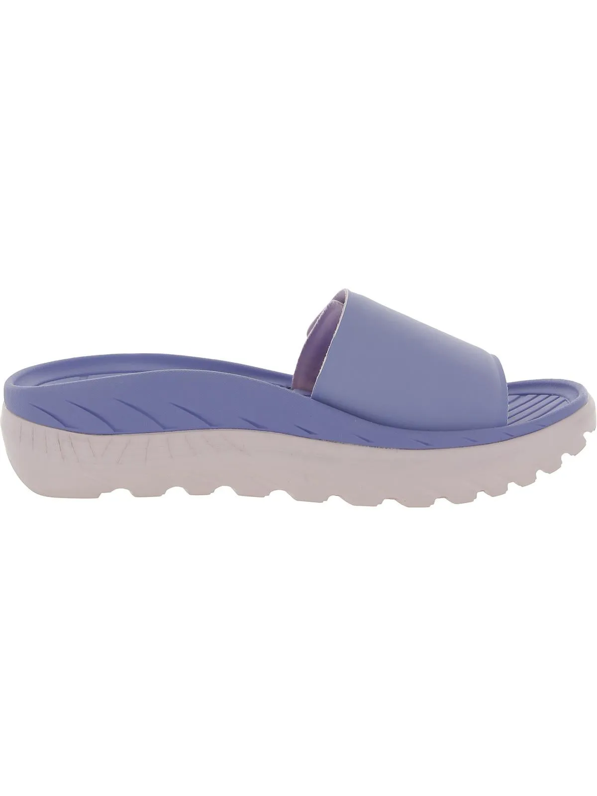 Rejuvenate Womens Slip On Comfort Slide Sandals