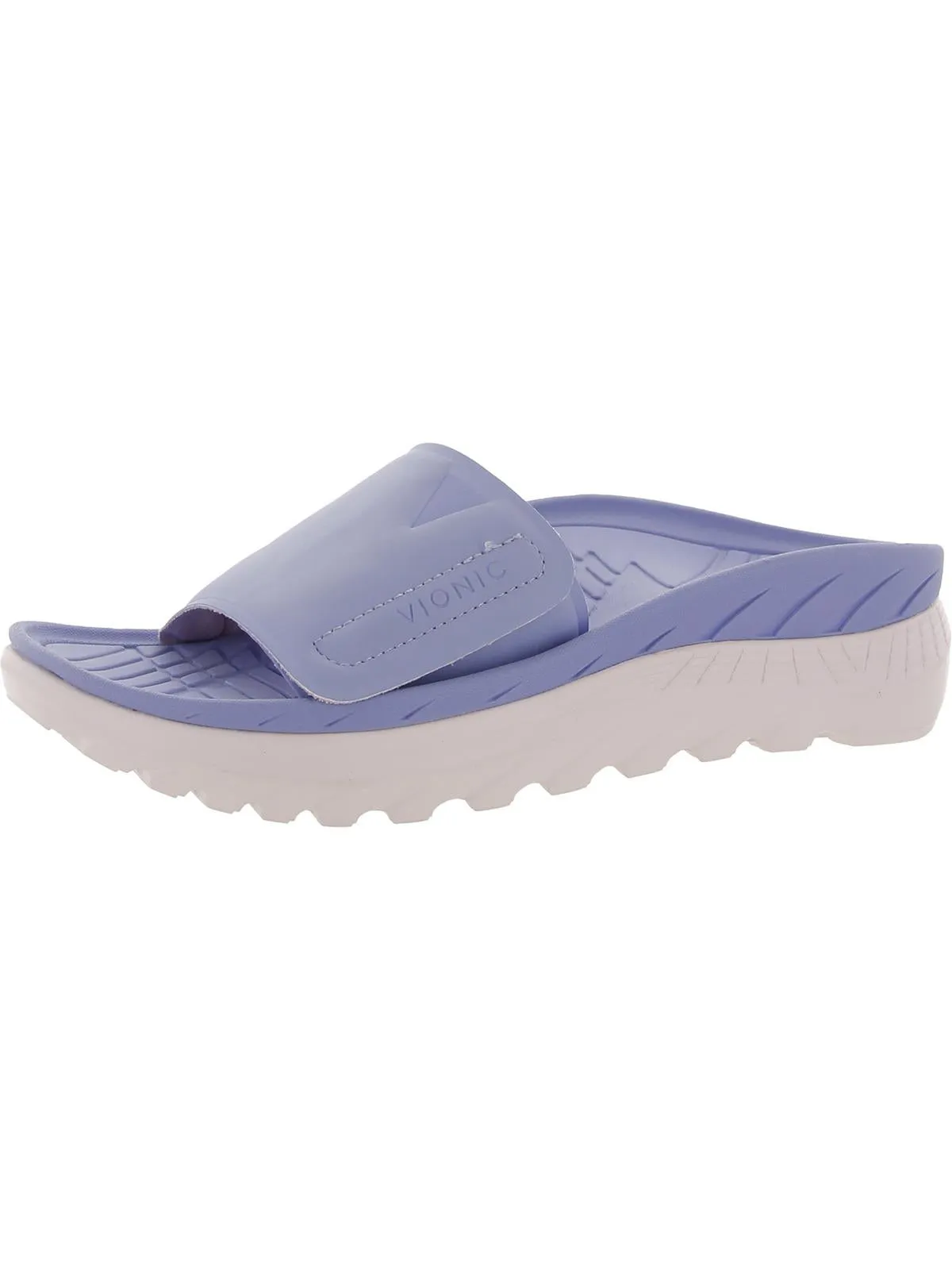 Rejuvenate Womens Slip On Comfort Slide Sandals