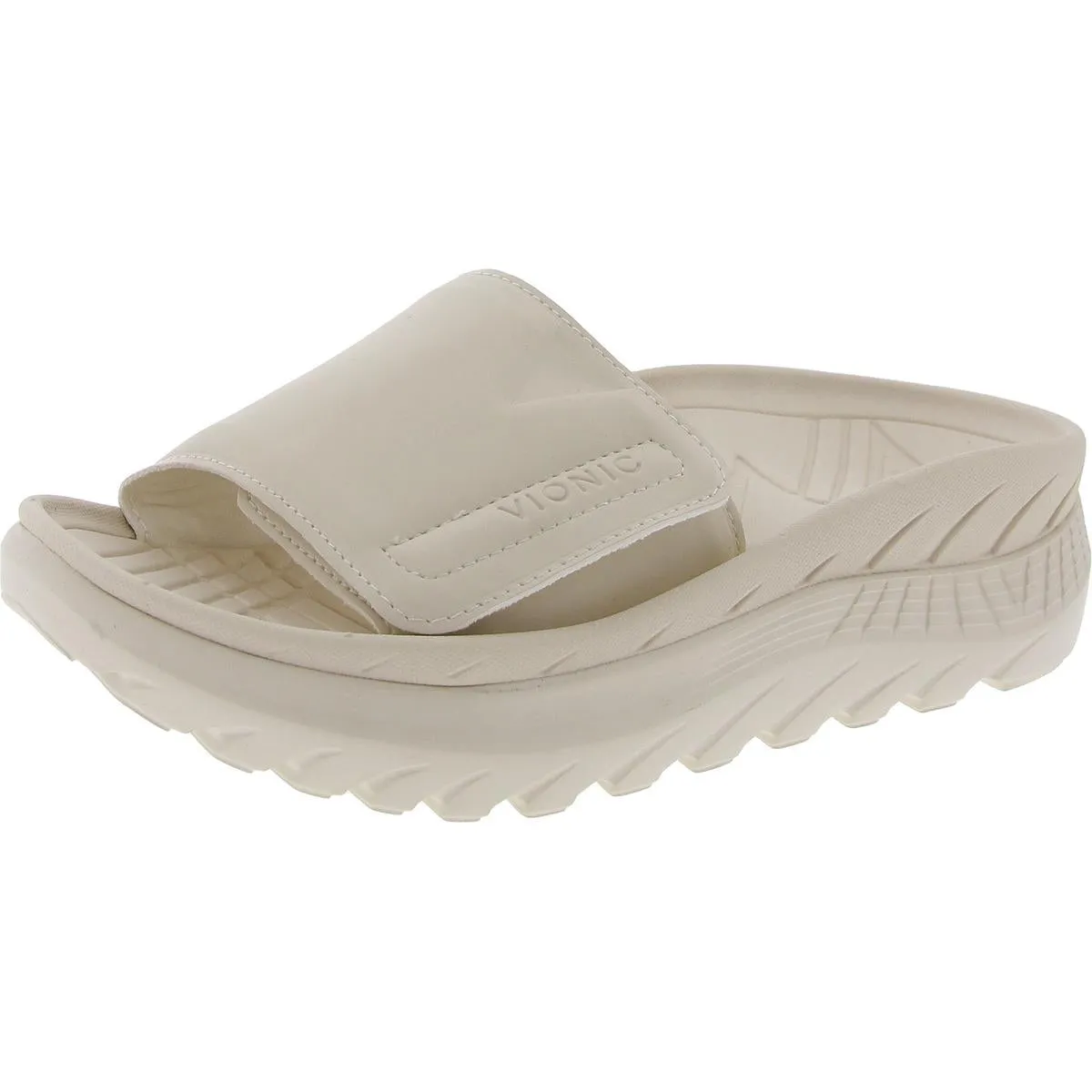 Rejuvenate Womens Slip On Comfort Slide Sandals