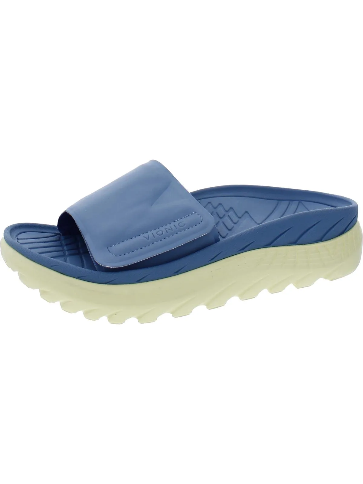 Rejuvenate Womens Slip On Comfort Slide Sandals