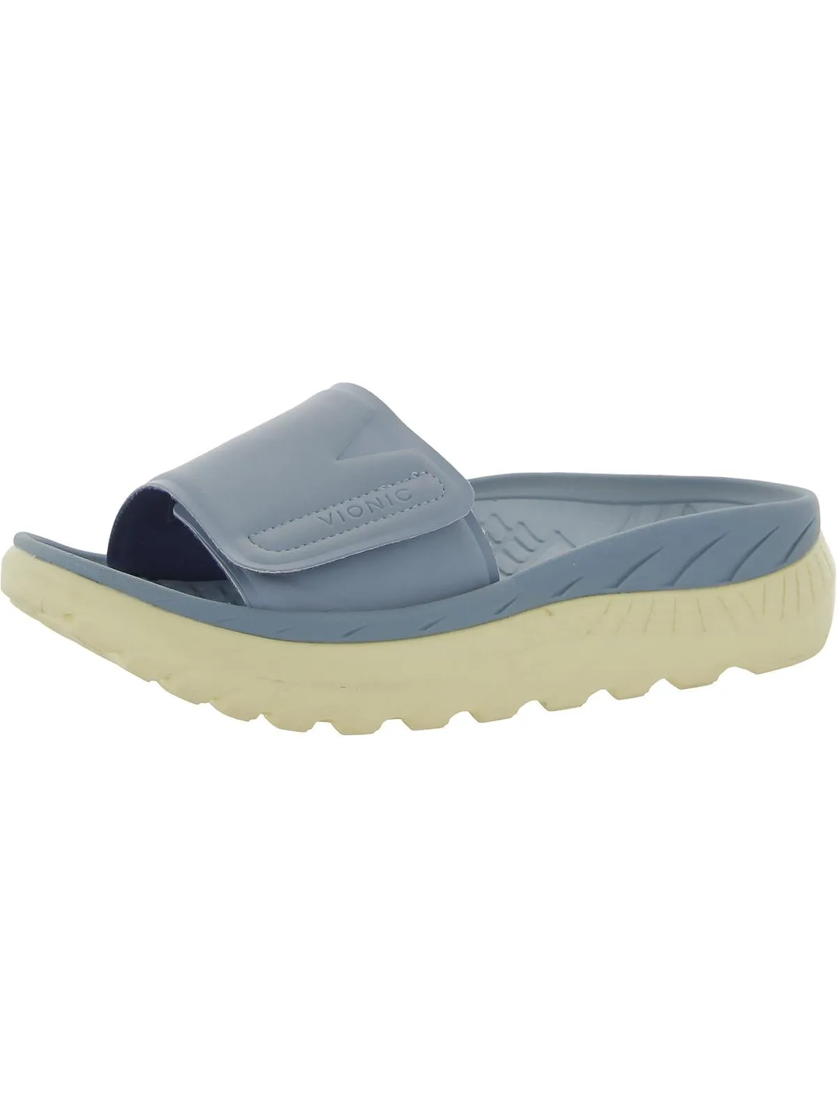 Rejuvenate Womens Slip On Comfort Slide Sandals