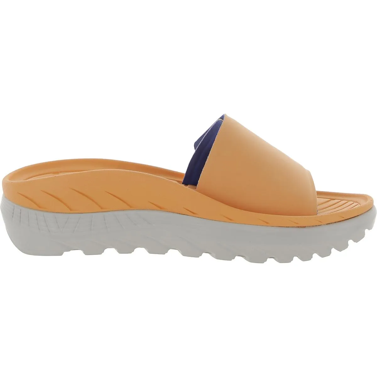 Rejuvenate Womens Slip On Comfort Slide Sandals