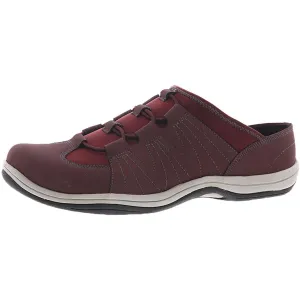 Roam Womens Leather Slip On Mule Sneakers