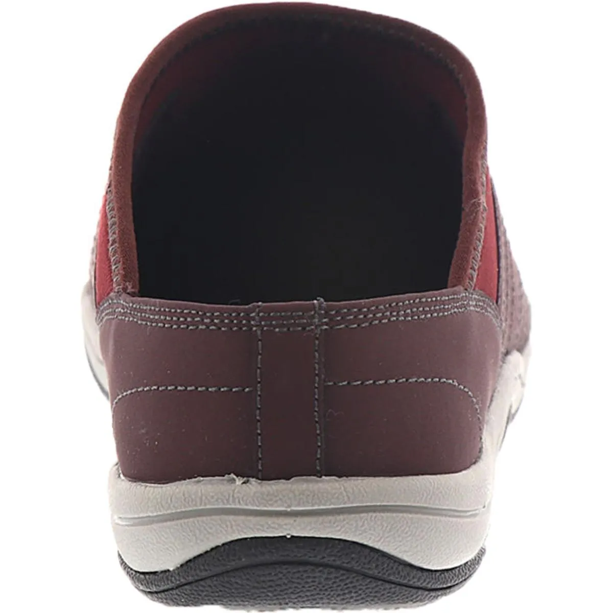 Roam Womens Leather Slip On Mule Sneakers