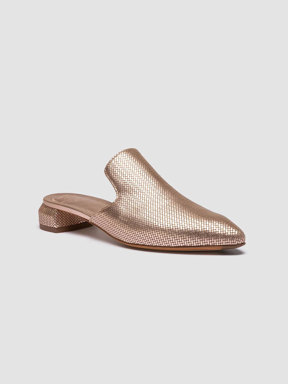 SAGE 106 - Pink Leather Mule