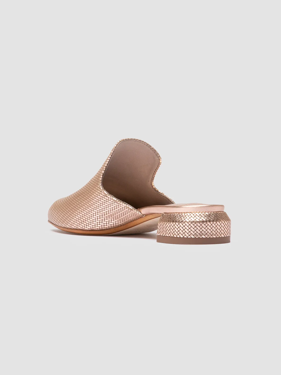 SAGE 106 - Pink Leather Mule
