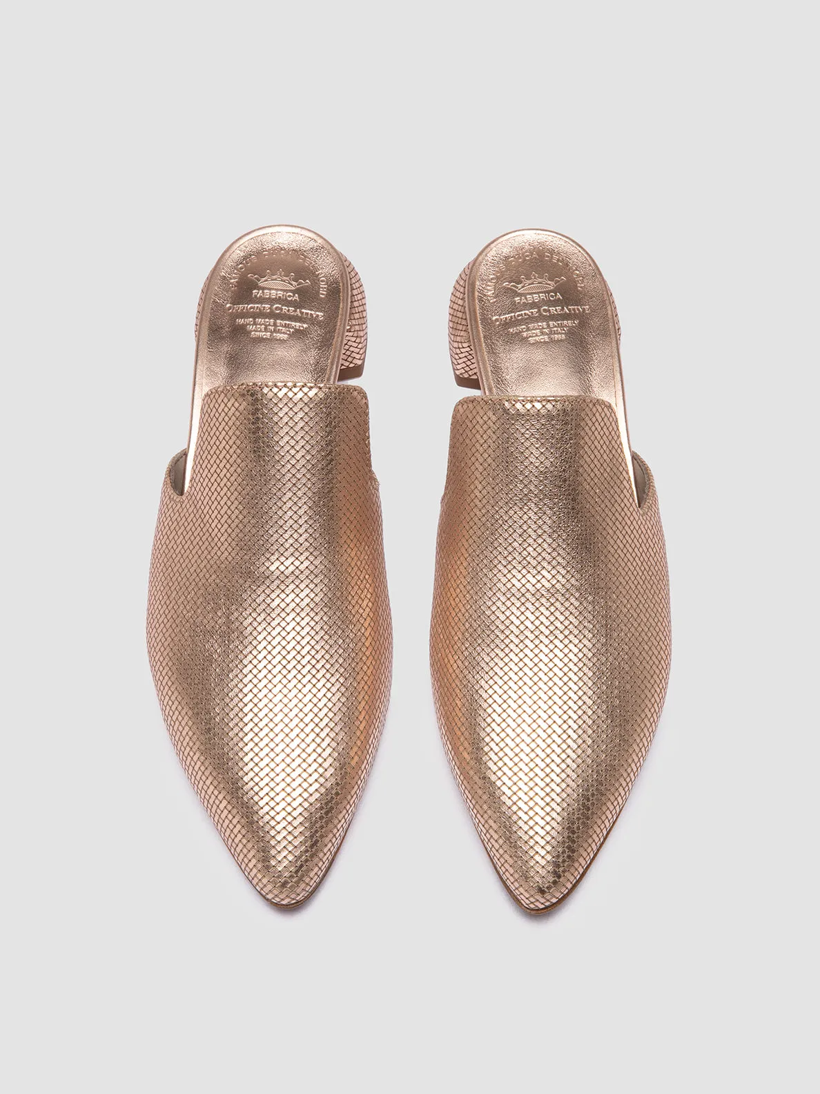 SAGE 106 - Pink Leather Mule
