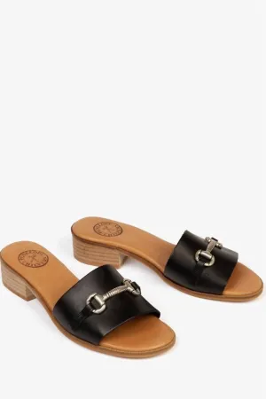 Salamanca Horsebit Mule In Black