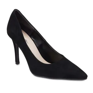 Sally Heel in Black Suede