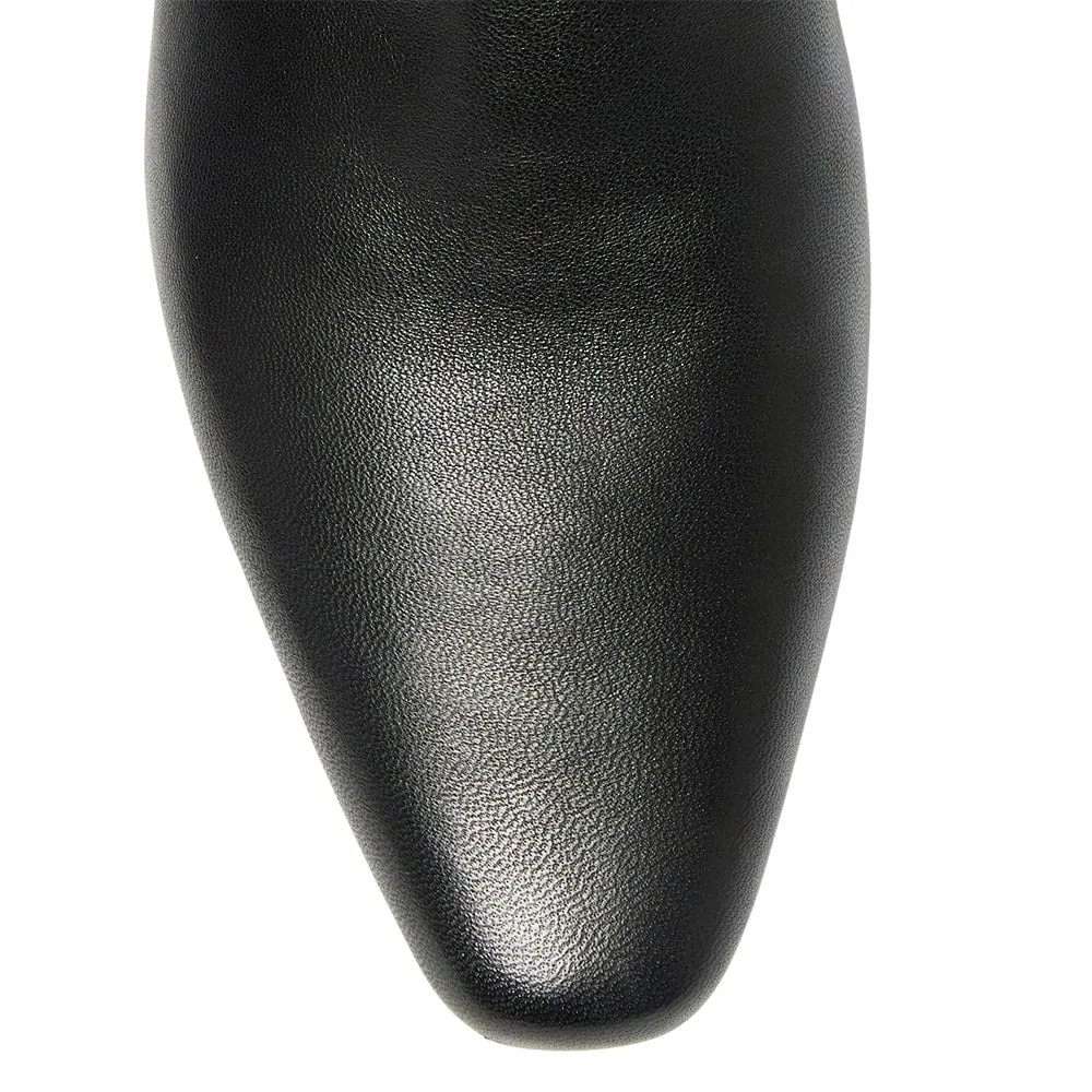 Salute Boot in Black Leather