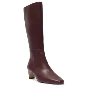 Salute Boot in Wine Glove Leather