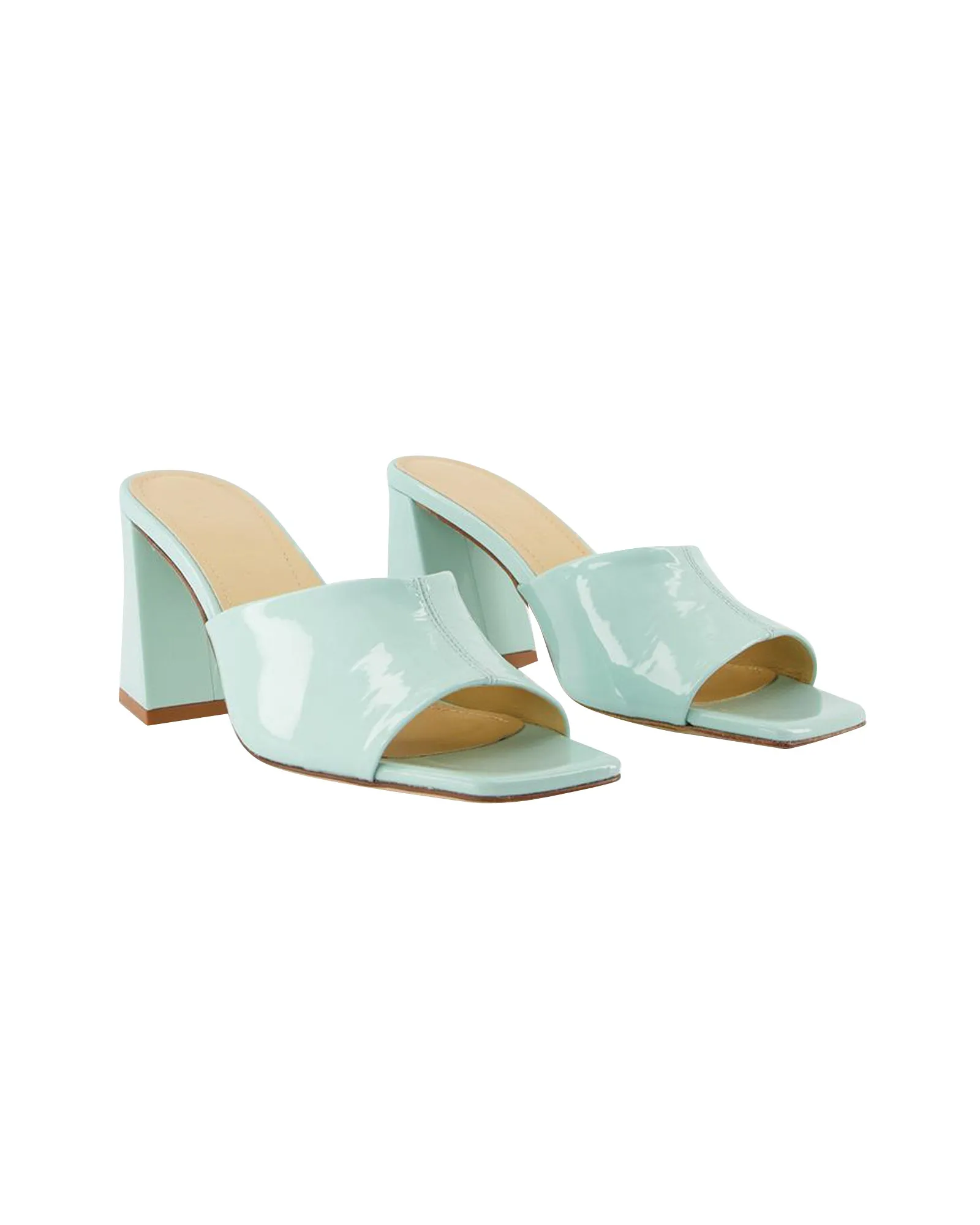 Sandi Sandals - Aeyde - Acqua - Patent Leather