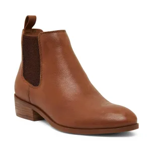 Sara Boot in Tan Leather