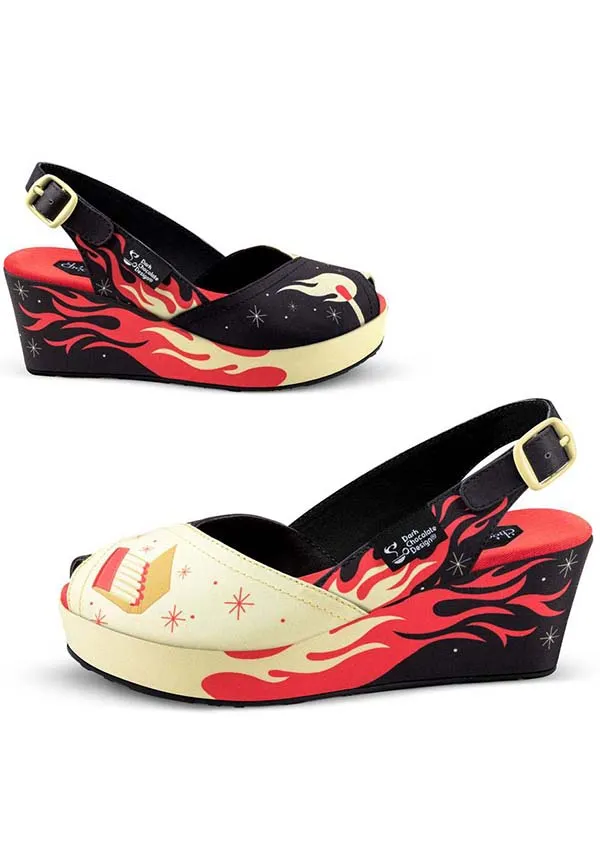 She's On Fire | SANDALS**