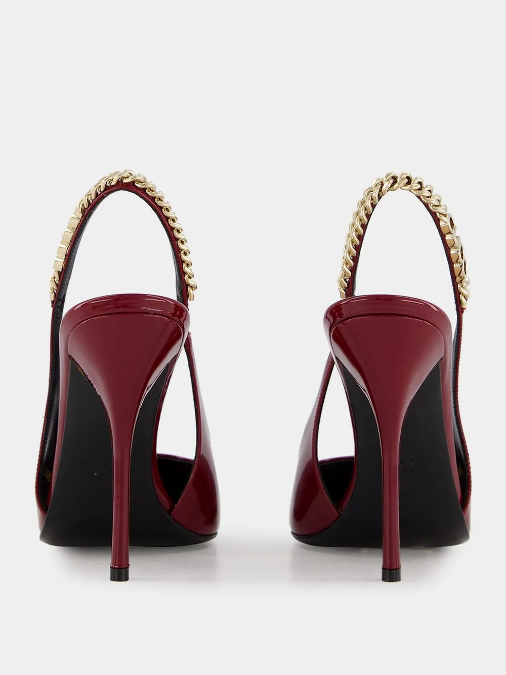 Signoria Slingback Rosso Ancora 105mm Pump