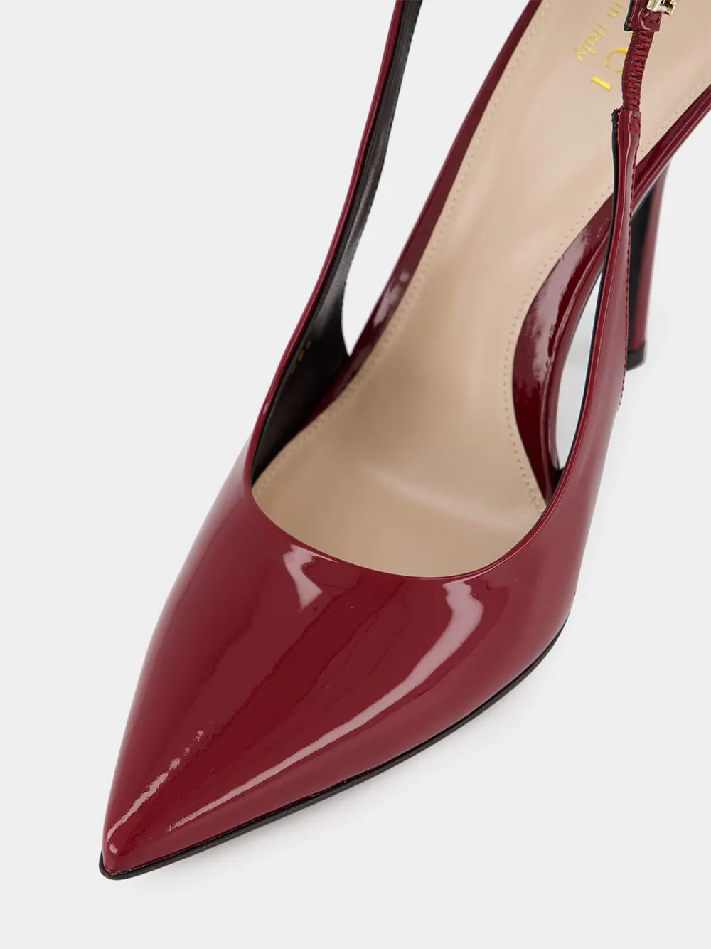 Signoria Slingback Rosso Ancora 105mm Pump