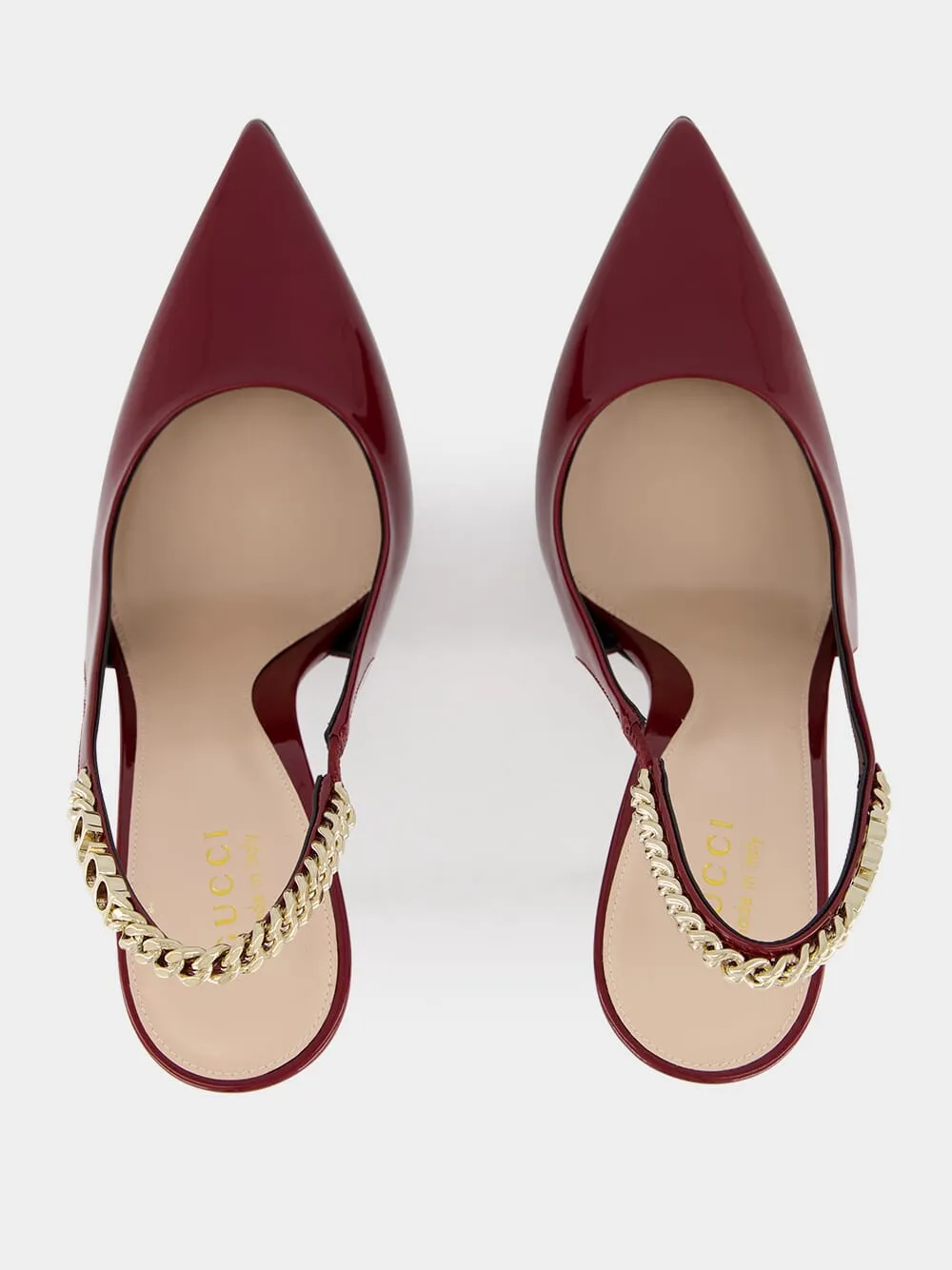 Signoria Slingback Rosso Ancora 105mm Pump