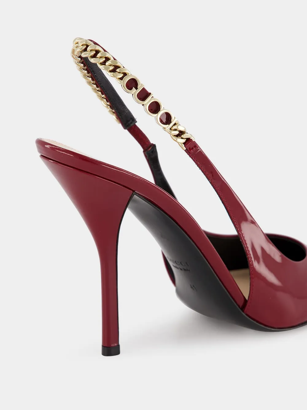 Signoria Slingback Rosso Ancora 105mm Pump