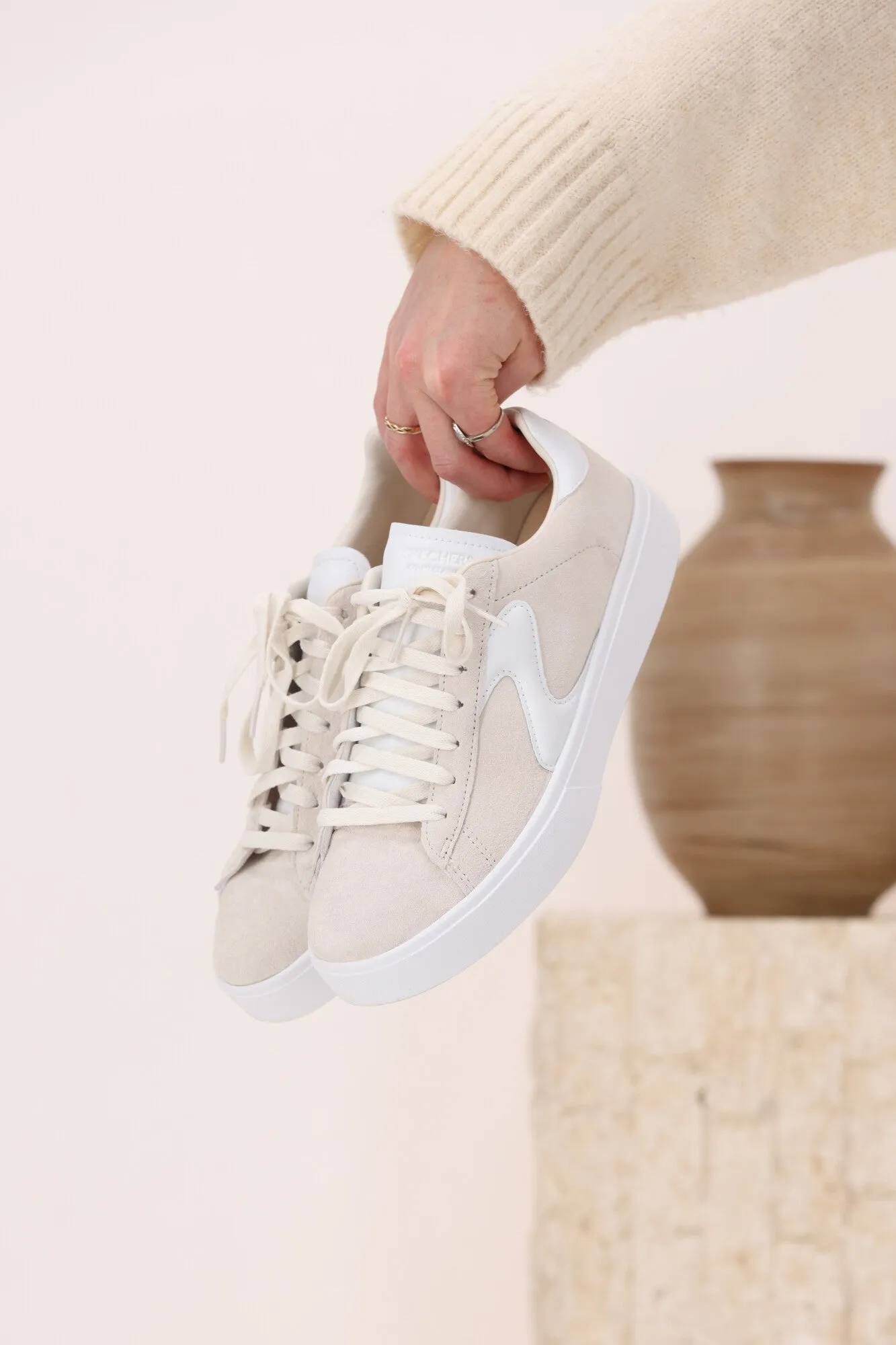 Skechers Eden LX Rich Tones Sneaker Off White