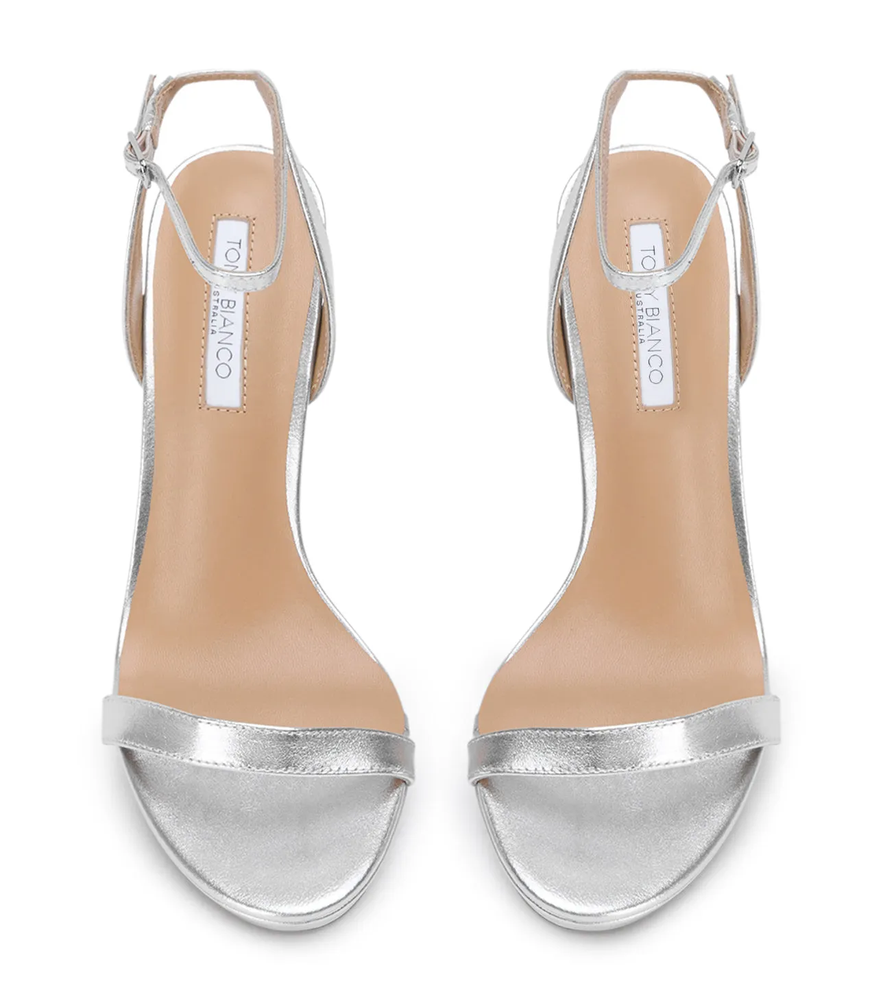 Skye Silver Nappa Metallic