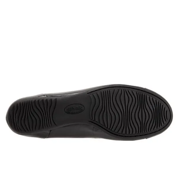 Softwalk Sonoma Cap Toe Ballet Women's 10.5 Black Soft Nappa Patent Flat FZP205 (Black,10.5)