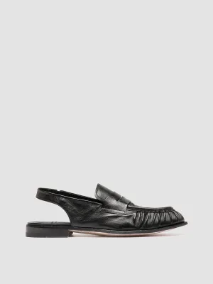 SOLITUDE 102 - Black Leather Slingback