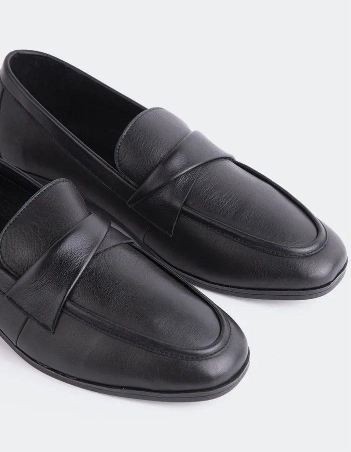 Splice Black Leather