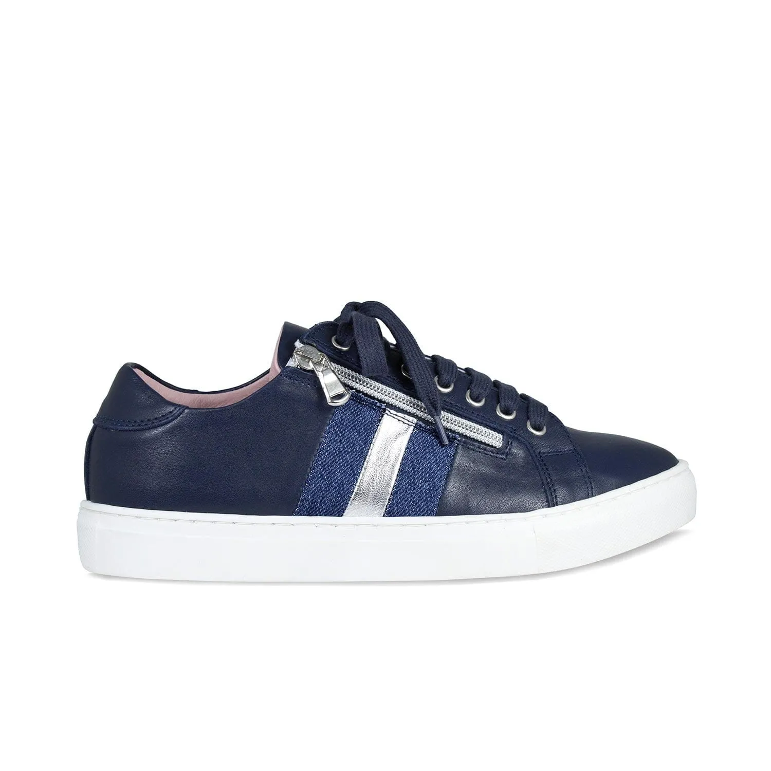 Sprint: Navy Leather & Denim