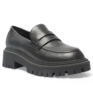 Stetson Loafer in Black Smooth