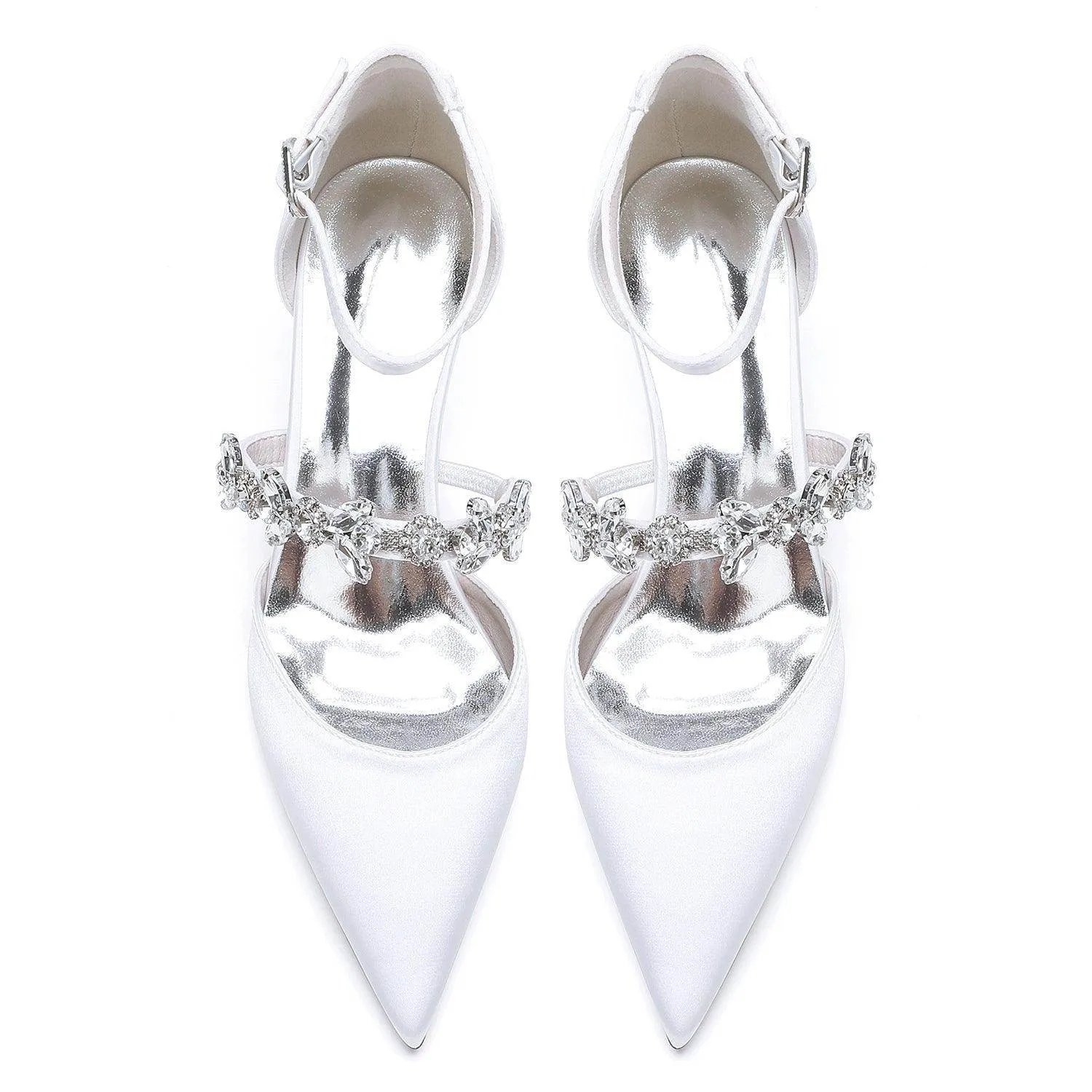 Stiletto Heel 6cm Silk-Like Shoes CK0202