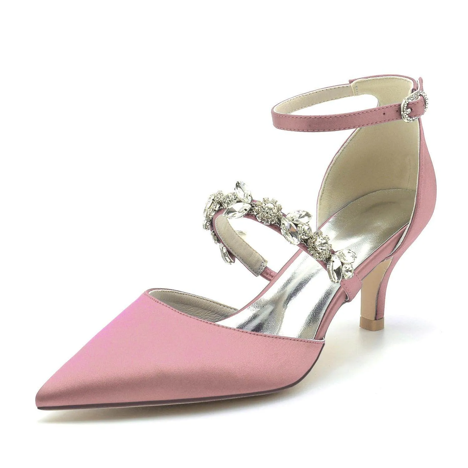 Stiletto Heel 6cm Silk-Like Shoes CK0202