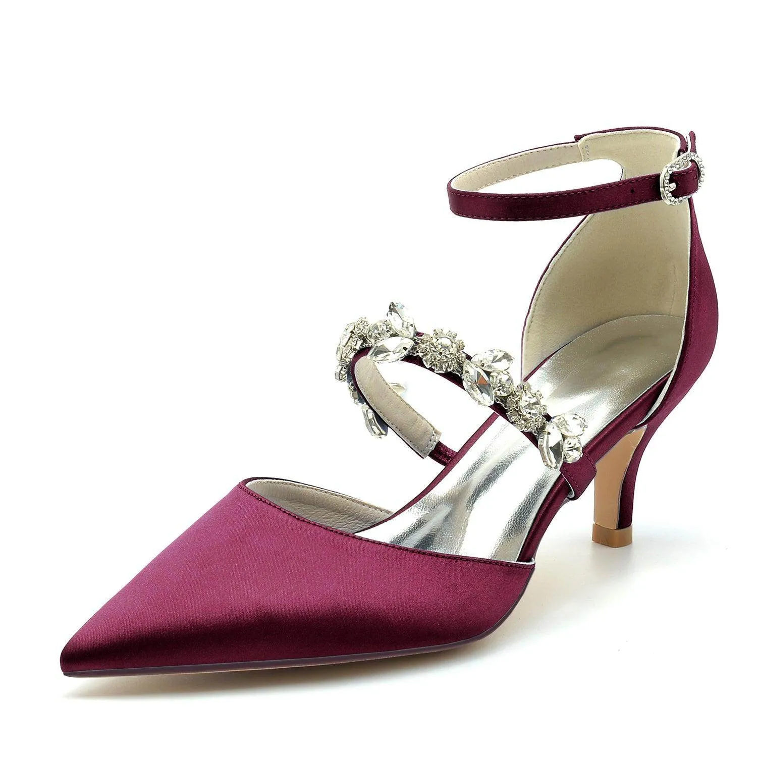 Stiletto Heel 6cm Silk-Like Shoes CK0202