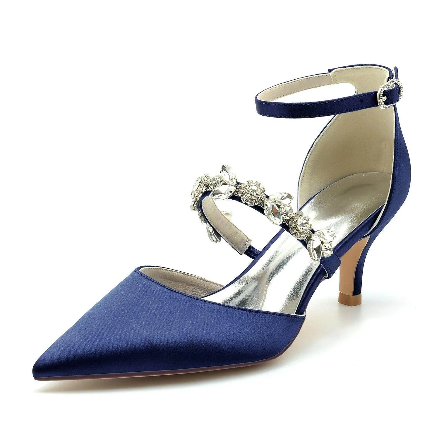 Stiletto Heel 6cm Silk-Like Shoes CK0202