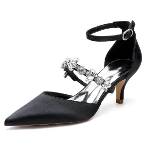 Stiletto Heel 6cm Silk-Like Shoes CK0202
