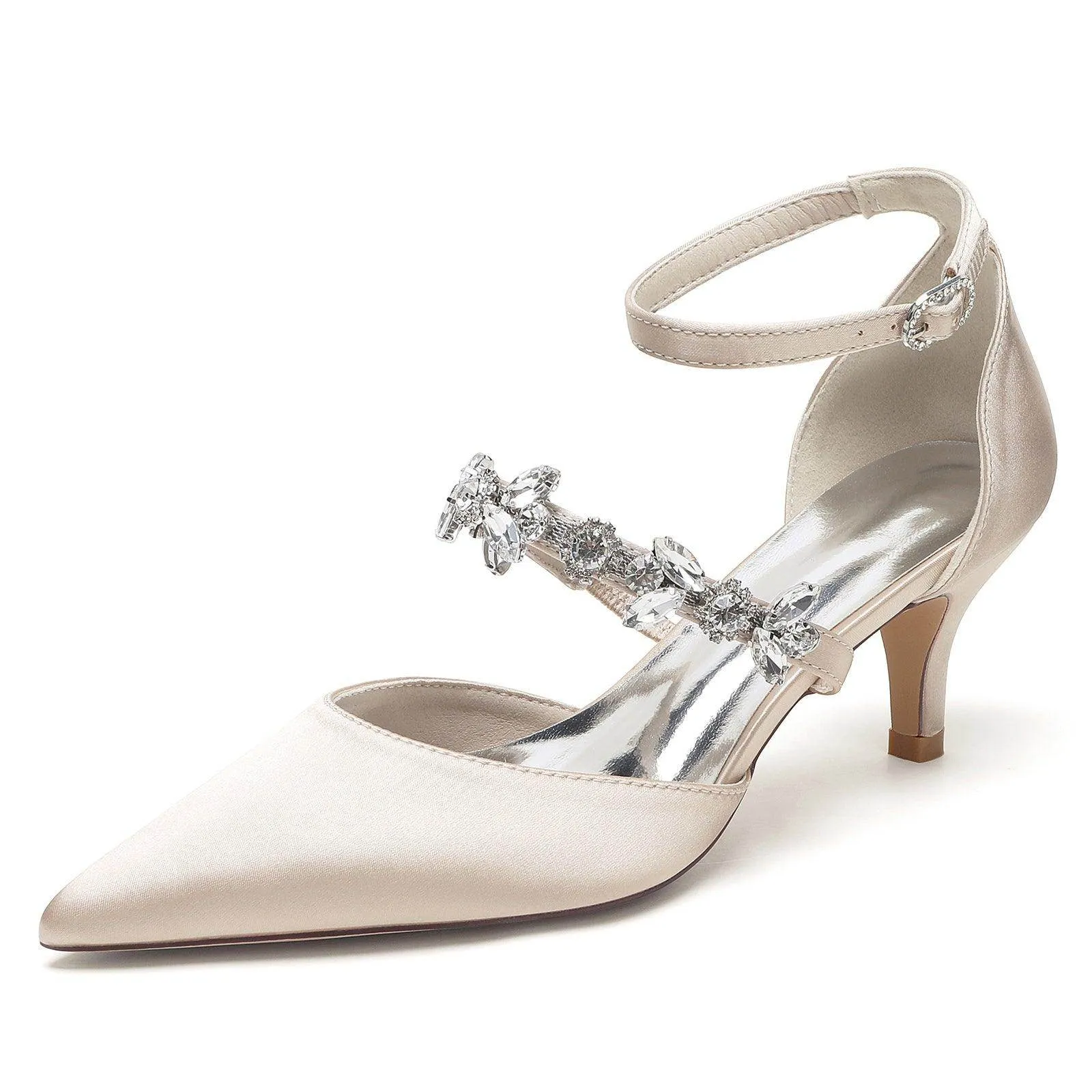 Stiletto Heel 6cm Silk-Like Shoes CK0202