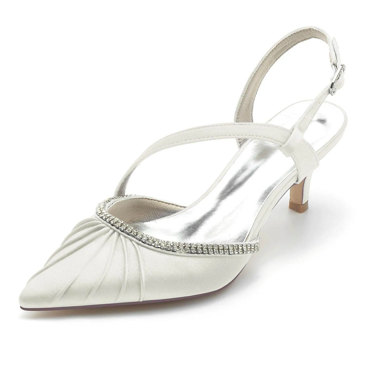 Stiletto Heel 6cm Silk-Like Shoes CK0205