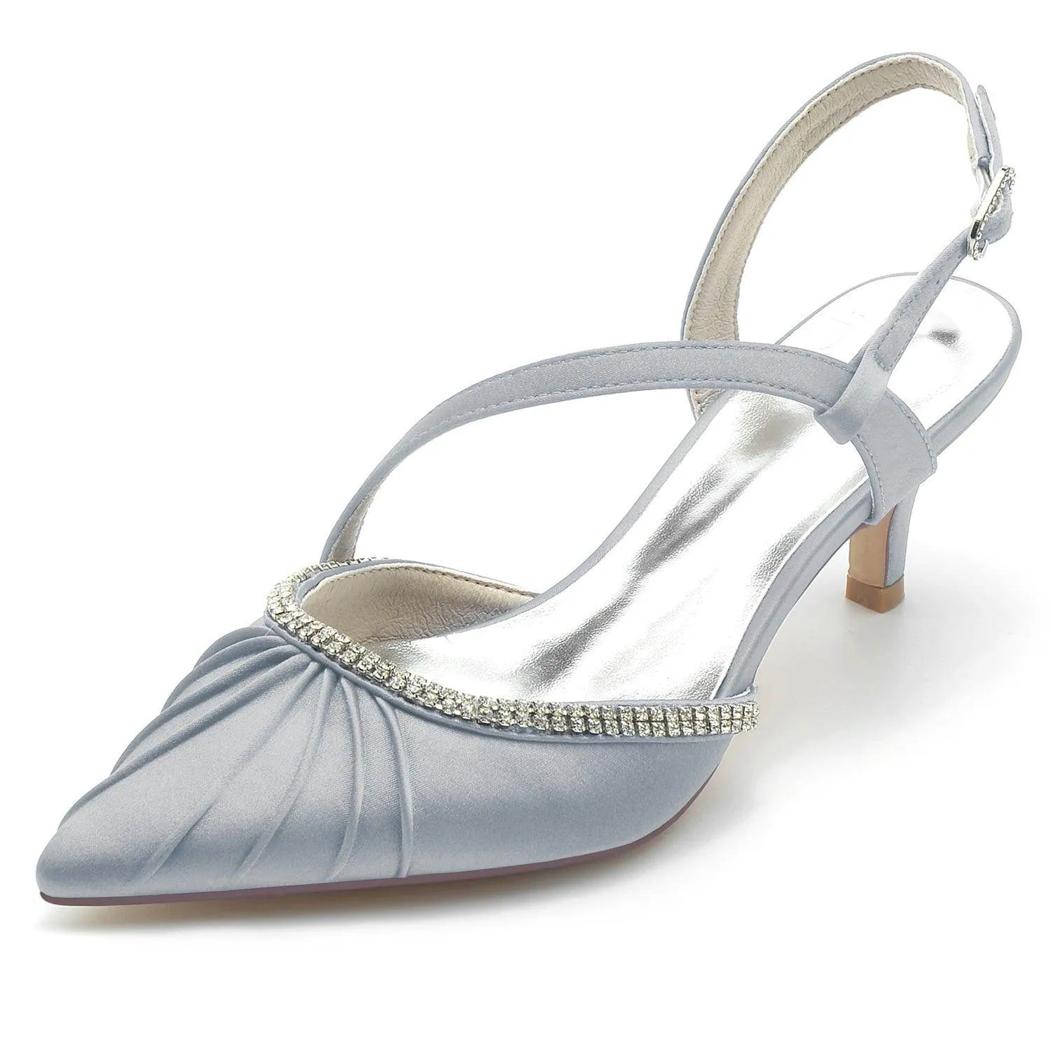 Stiletto Heel 6cm Silk-Like Shoes CK0205