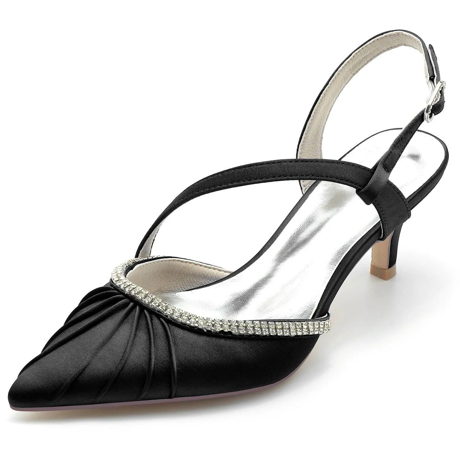 Stiletto Heel 6cm Silk-Like Shoes CK0205