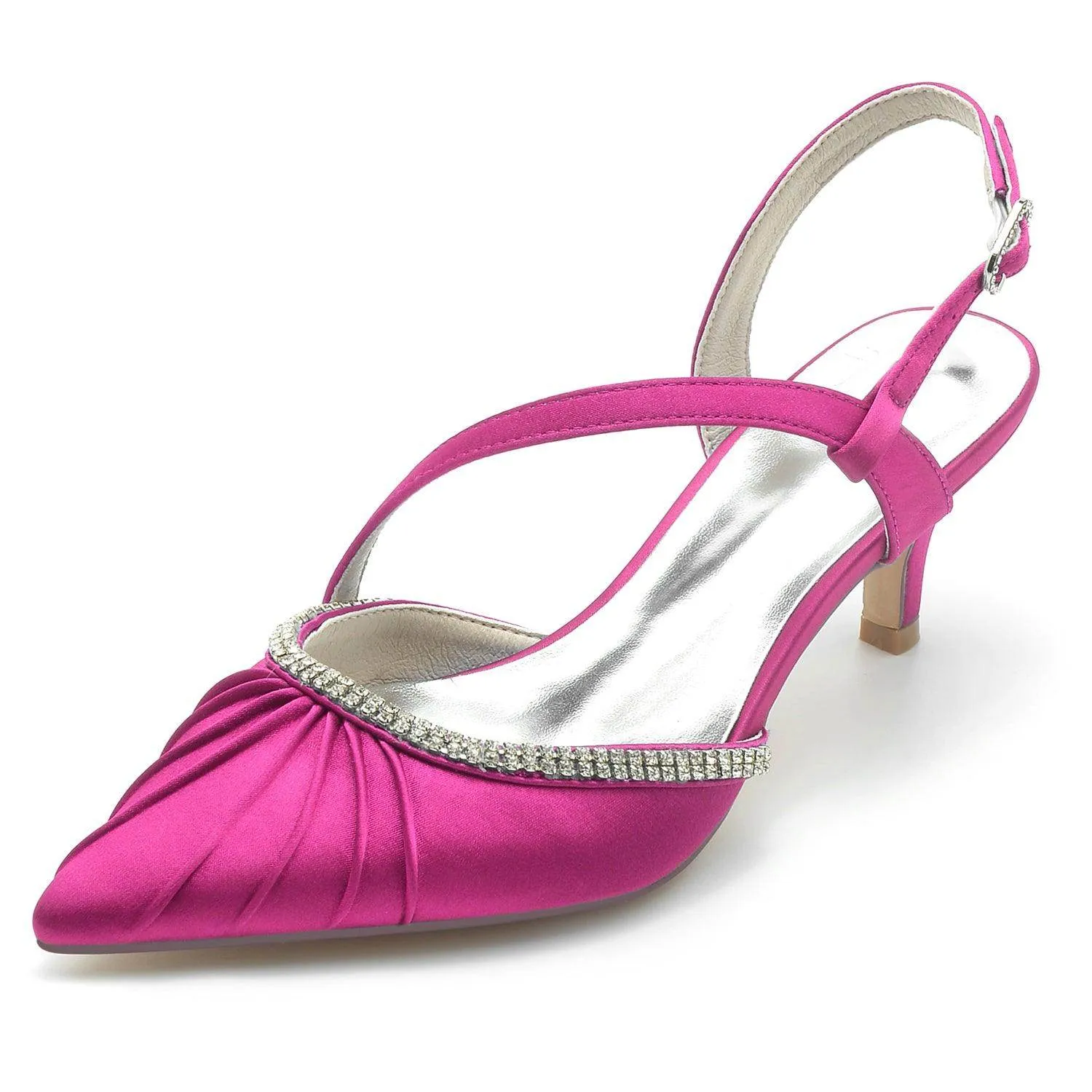 Stiletto Heel 6cm Silk-Like Shoes CK0205