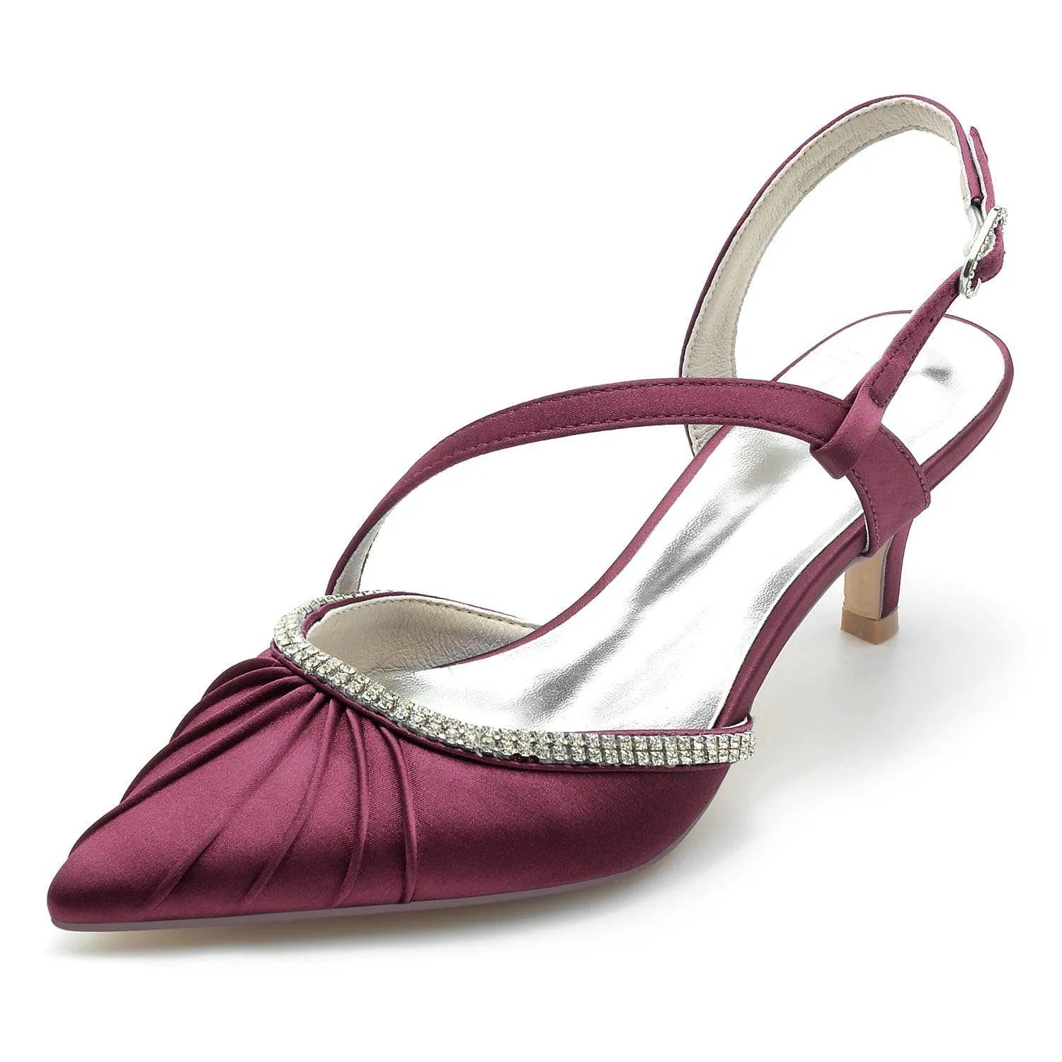 Stiletto Heel 6cm Silk-Like Shoes CK0205