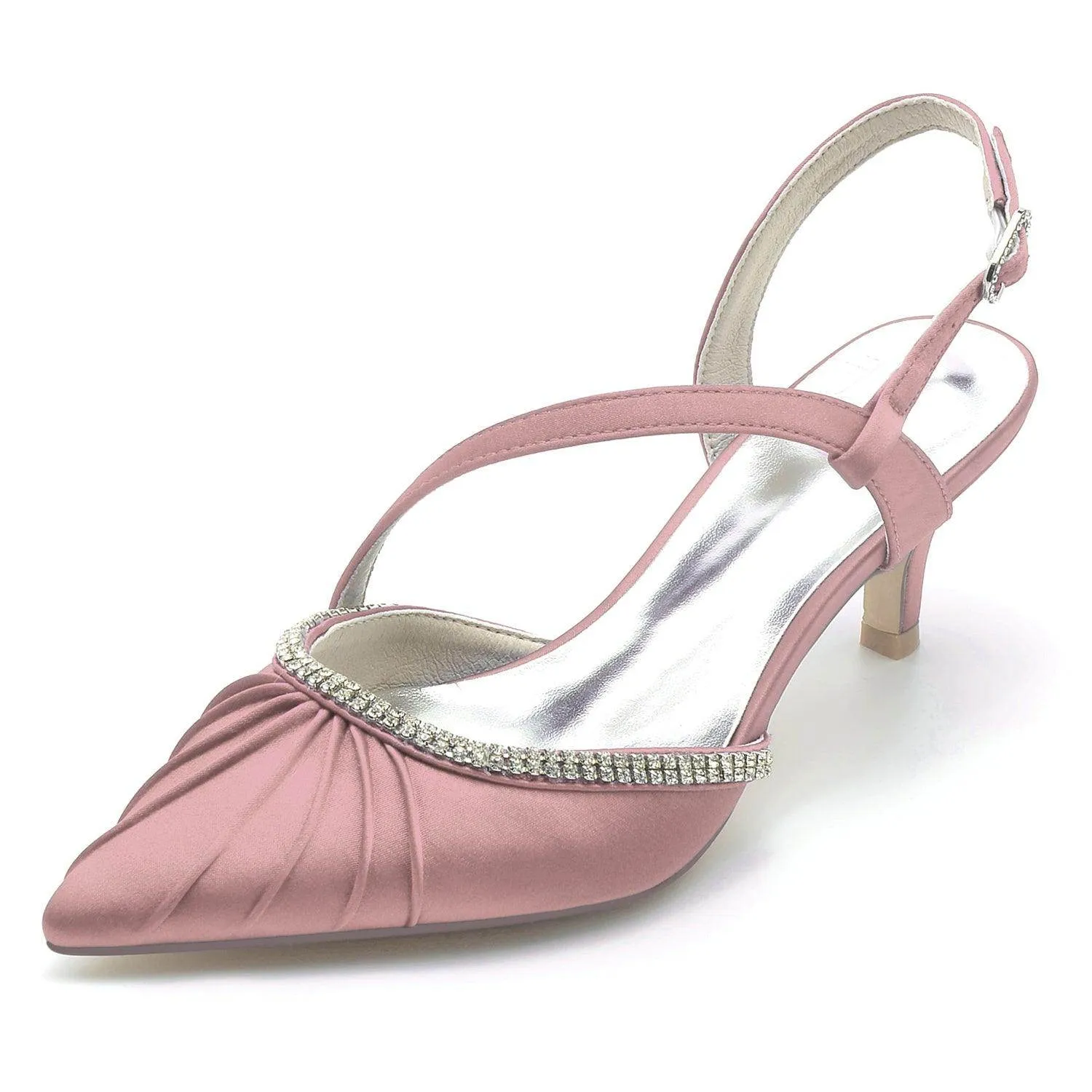 Stiletto Heel 6cm Silk-Like Shoes CK0205