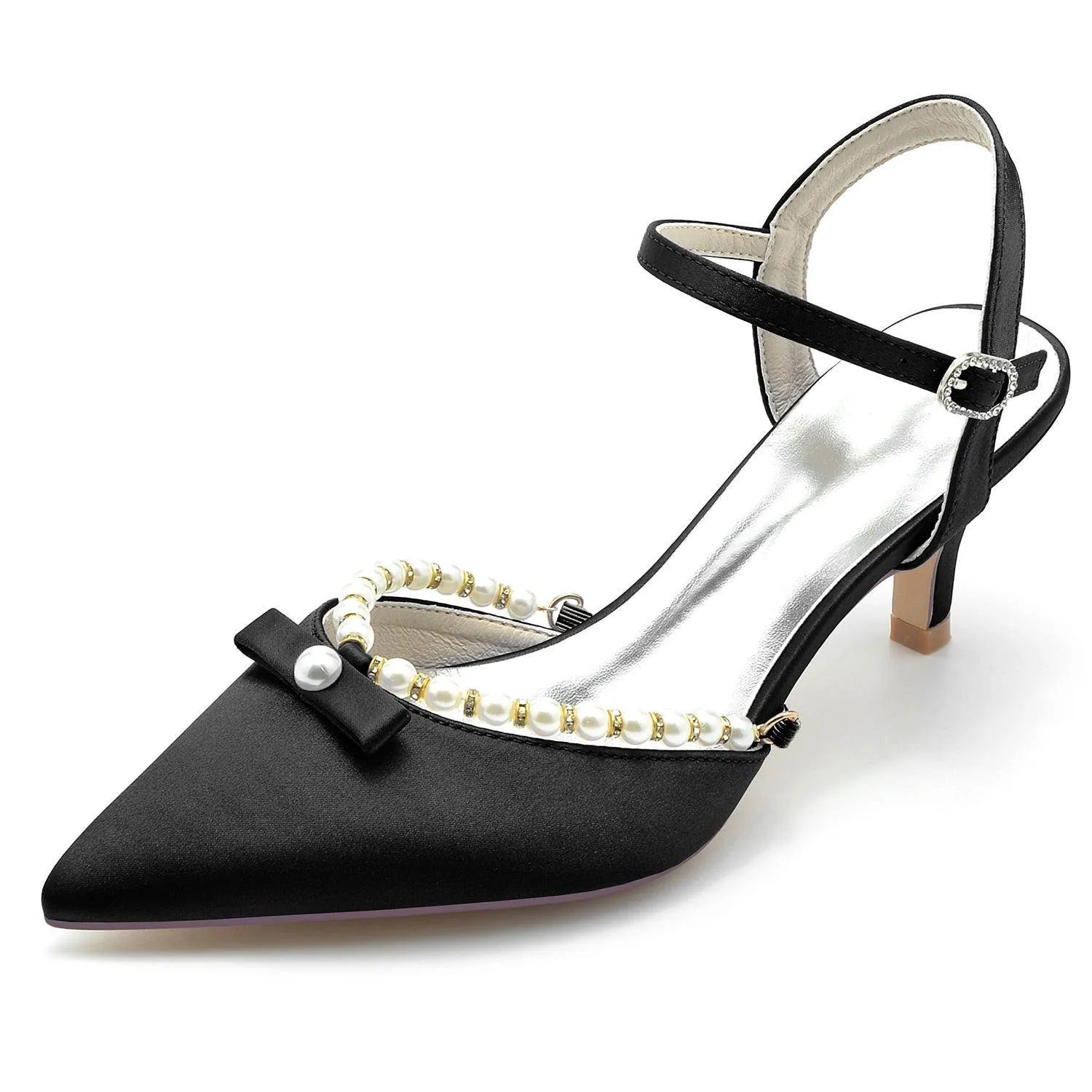 Stiletto Heel 6cm Silk-Like Shoes CK0207