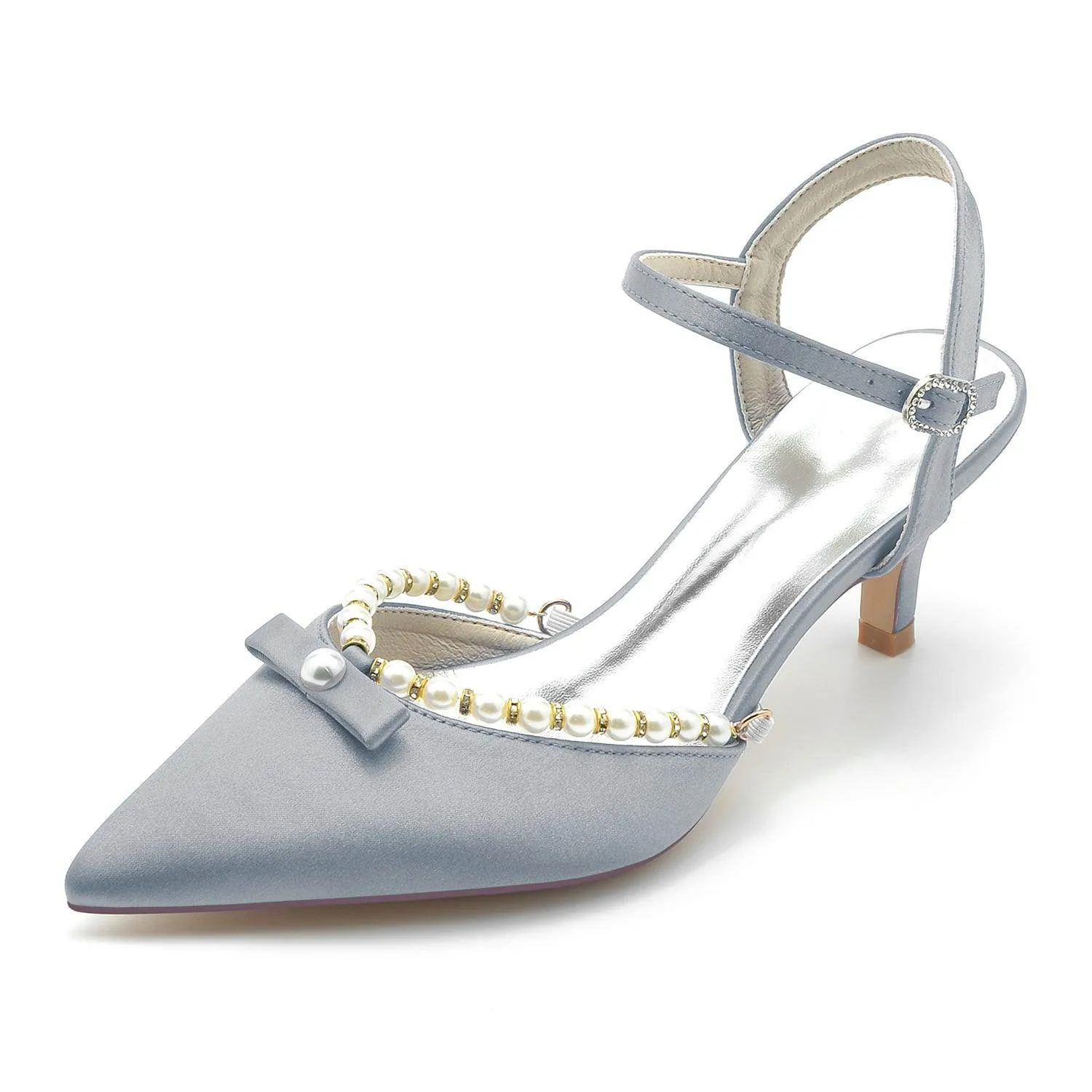 Stiletto Heel 6cm Silk-Like Shoes CK0207